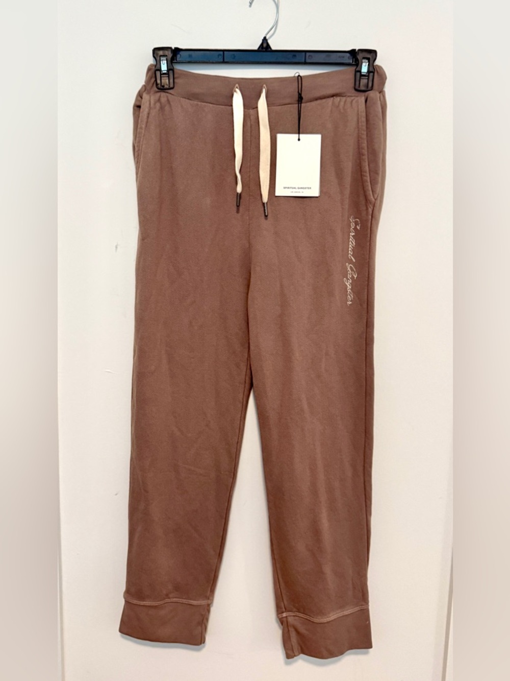 Spiritual Gangster Brown Jogger Pants - NWT, small